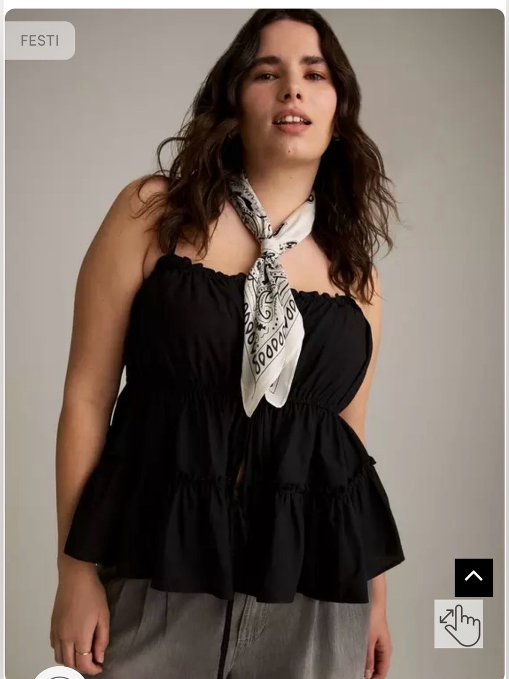 Torrid Festi Tiered Bow Cami